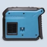 ecor-pro-170lgr-low-grain refrigerant dehumidifier pump blue left side view