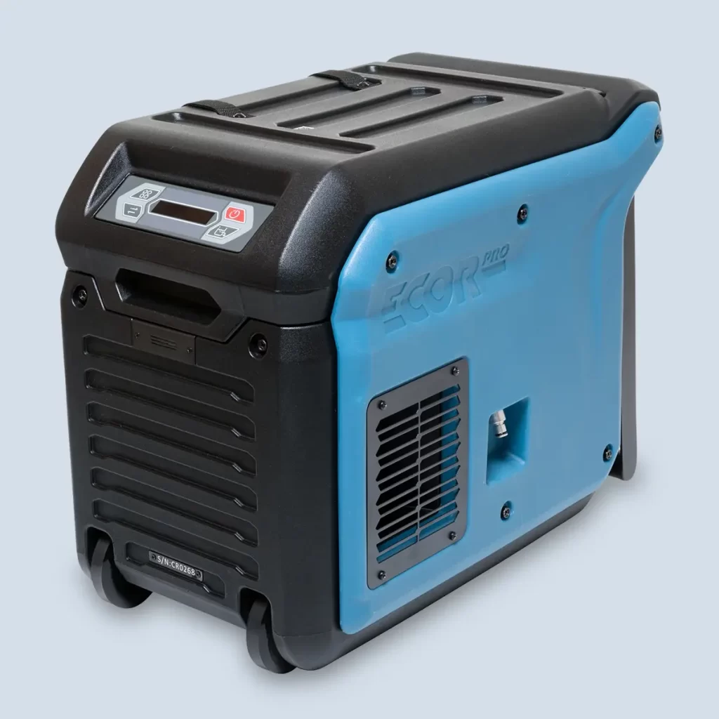 Ecor Pro 170lgr low grain refrigerant dehumidifier pump blue